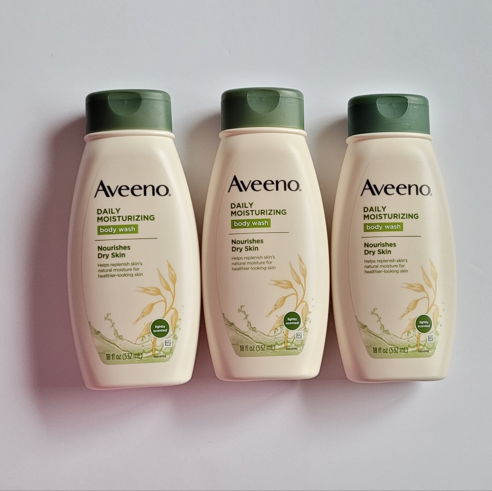 3 AVEENO DAILY MOISTURIZING BODYWASH
